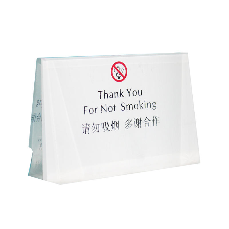 Acrylic Price Tag Warning Card Holder